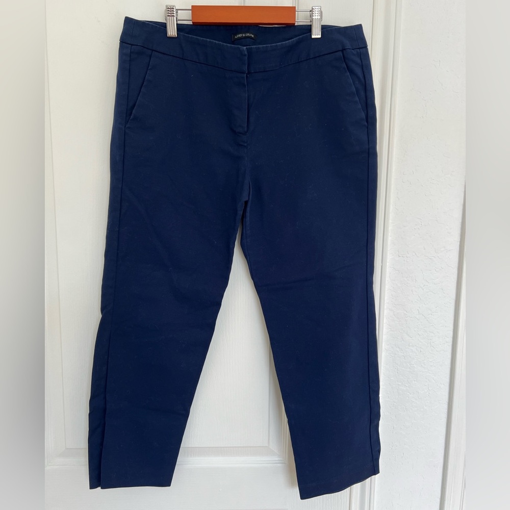 Audrey & Celine Women’s Cropped Ankle Trousers | navy | 12
